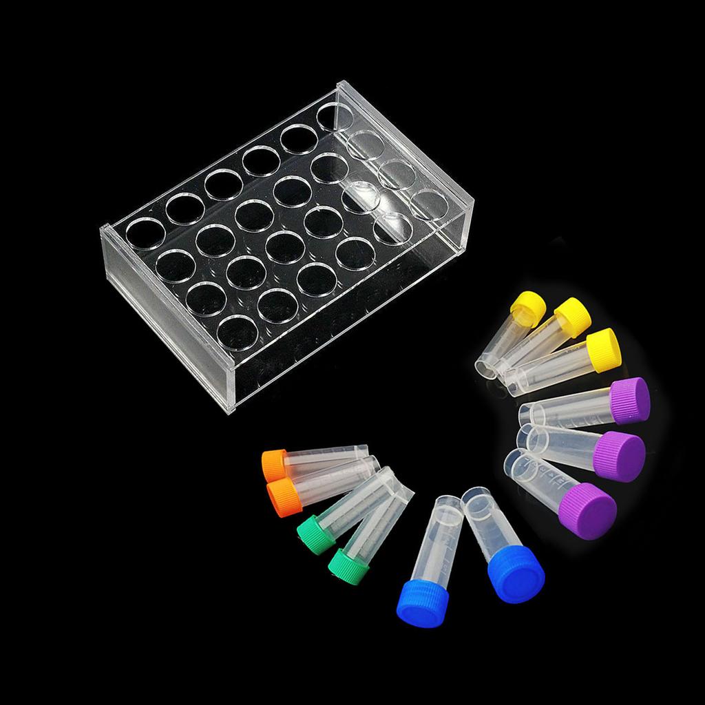 Lot De 100 Tubes Centrifuges 50 Ml - Plastique Polypropylène - Bouchons Vissés - Stériles - Neuf