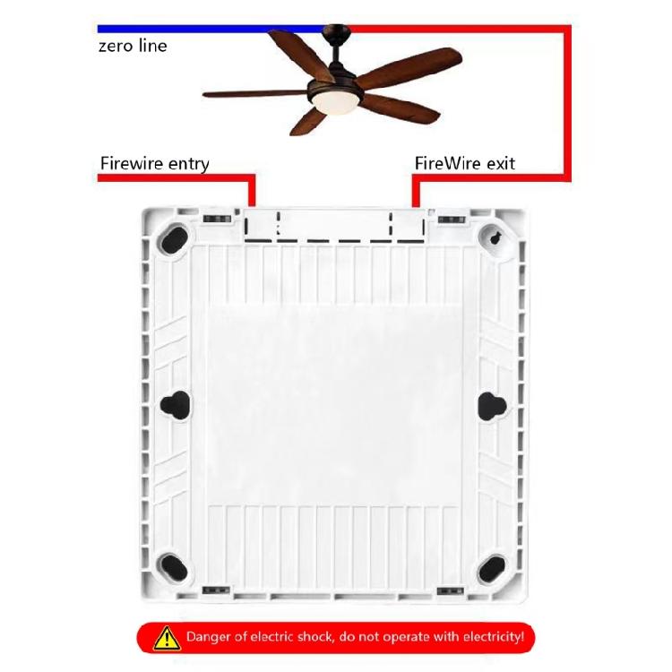 5-Level Speed Controller Switches Modern Wall Controller Panel 86 Type Adjuster