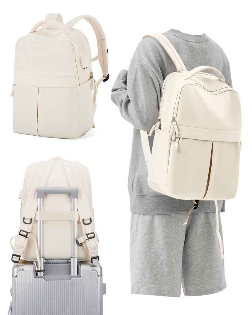 Black Laptop Backpack For Women Gym Backpack Casual Daypack Backpacks Travel Backpack For Traveling On Airplane Work Backpack