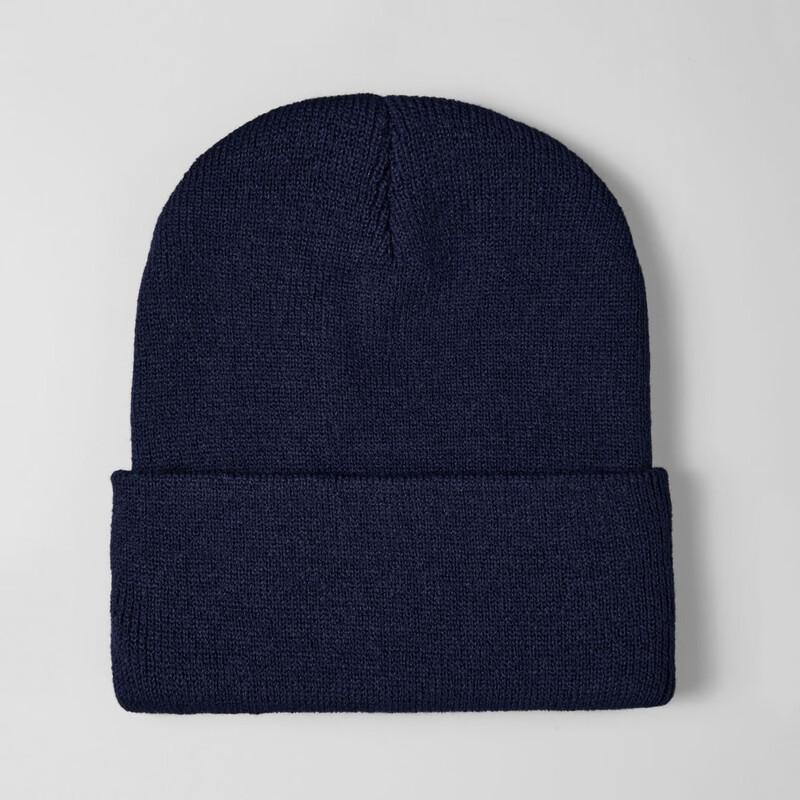 Unisex Oversized Cuffed Knit Beanie