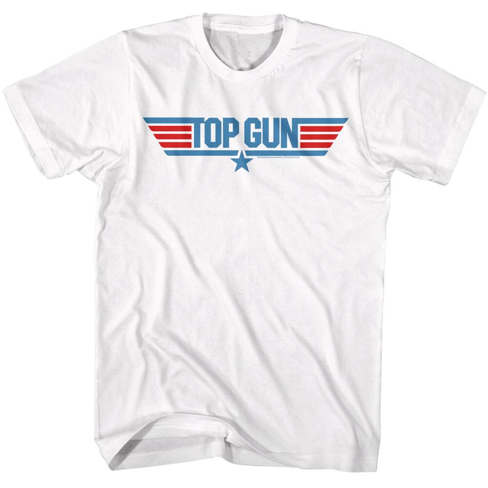 Top Gun Red White Blue Movie Logo Men T Shirt XL