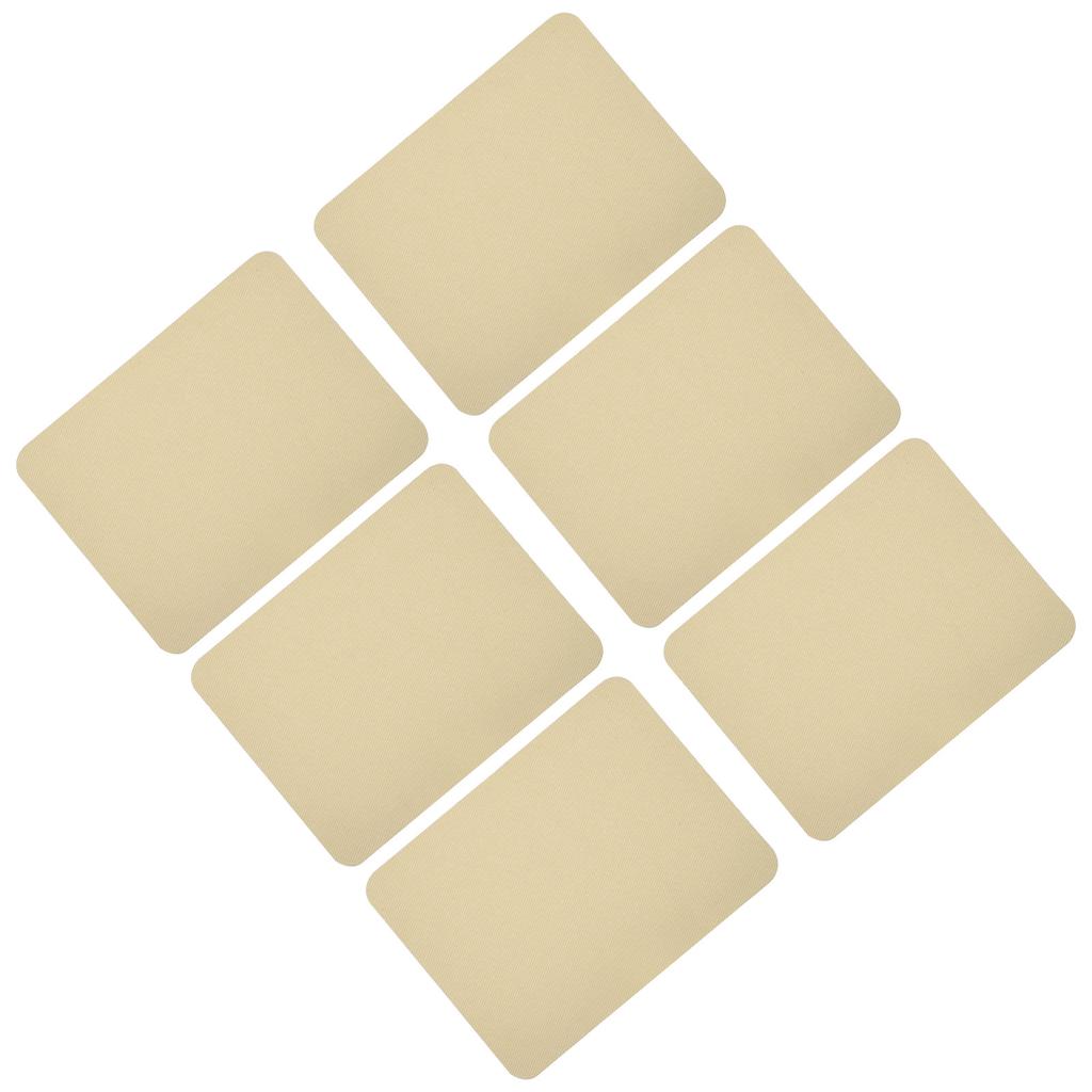 6Pcs Iron On Patches Fabric Repair Patches Iron-On Mending Fabric Khaki for Clothes Repair Pants Hole Repairing and Decoration