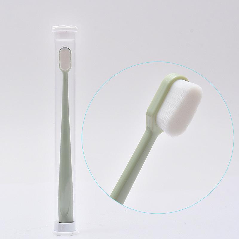 Ultra-Soft Nano Bristle Toothbrush for Adults & Pregnant Women - Gentle Gum Care & Effective Cleaning