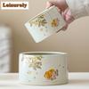 Grass Ash Gold Osmanthus Fish Jianshui Washing Cup Bowl Tea Garbage Can Household Chaxi Tea Ceremony Supplies Ornaments Supplies