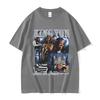 Men's Hip Hop Vintage Short Sleeve T-shirts Rapper K-King Von Graphic T Shirt Unisex Fashion Oversized Cotton T-shirt Streetwear