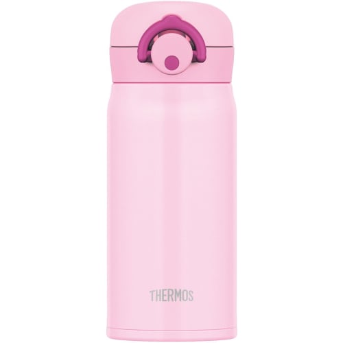 Thermos Water Bottle Vacuum Insulated Mobile Mug [One-Touch Open Type] 350ml Light Pink JNR-350 LP