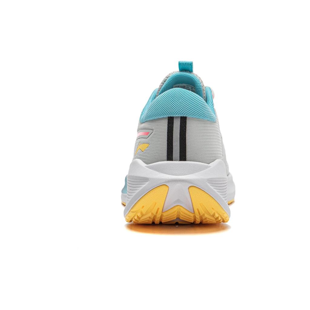 Li Ning MINE V2 Cushioning Slip Resistant Abrasion Resistant Low Top Running Shoes Men's Gray Blue ARST053-9