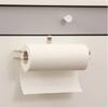 Metal Toilet Roll Holder Punch Free Cabinet Hanger Quality Kitchen Paper Towel Rack  Kitchen
