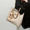 Love Sea Leather Handbag, Women's Tote Bag, Large Capacity, Shoulder Bag, Commuter Bag
