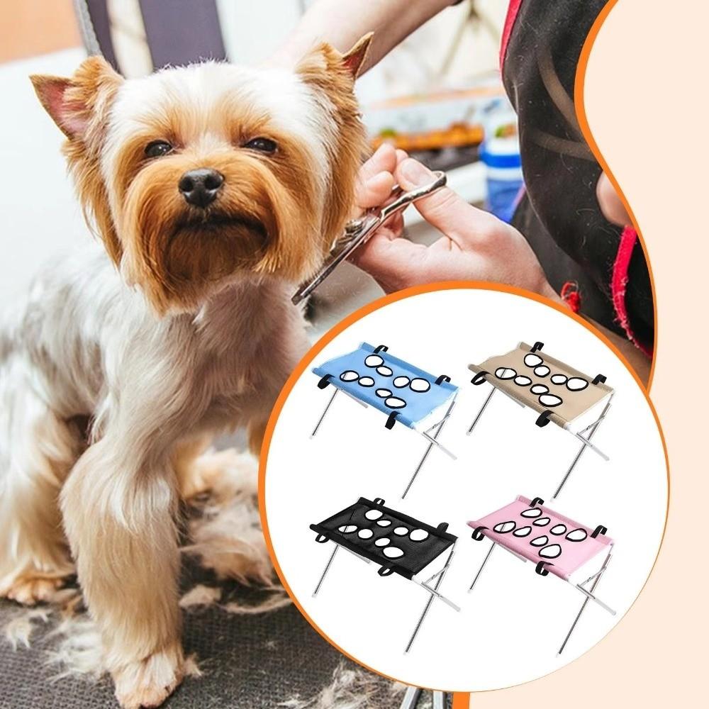Anti-Scratch Pet Grooming Hammock Support Frame Pet Restraint Station Pet Bathing Rack Pet Care