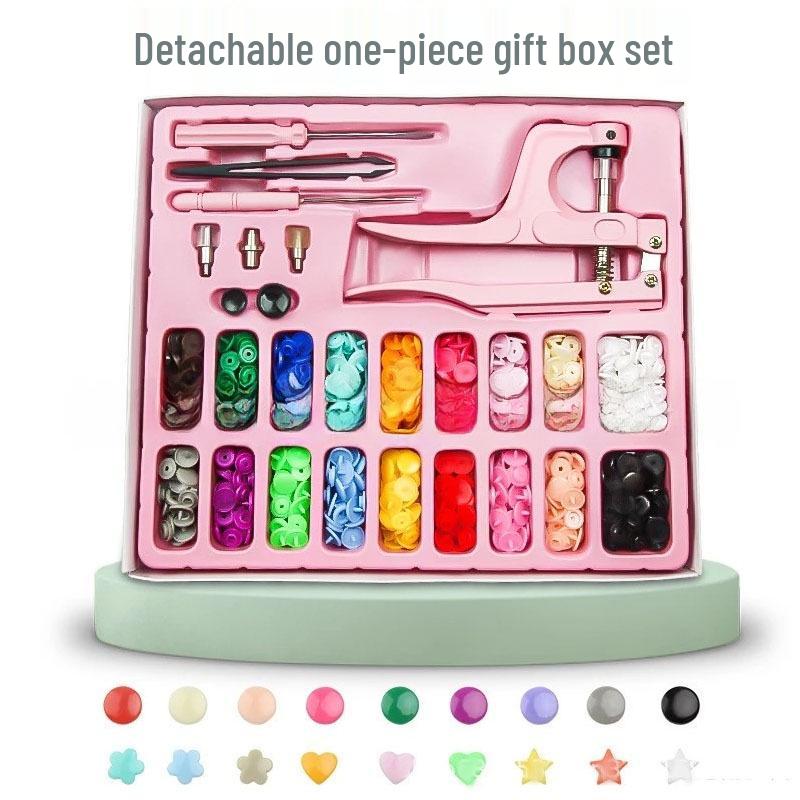 Kit de scule pentru nasturi cu capse: Set Bază Rivet & Perforator pentru Butoni Snap 633/655/831/201