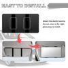 Car Mirror For Sun Visor Large Screen Portable Makeup Mirror Hd Vanity Mirror For Truck Suv Interior Rear View Mirror