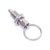 Hand Retractable Spring Plunger Stainless Steel Lock Out M6s Type Quick Release Pins with Knurled Handle for Toolboxes