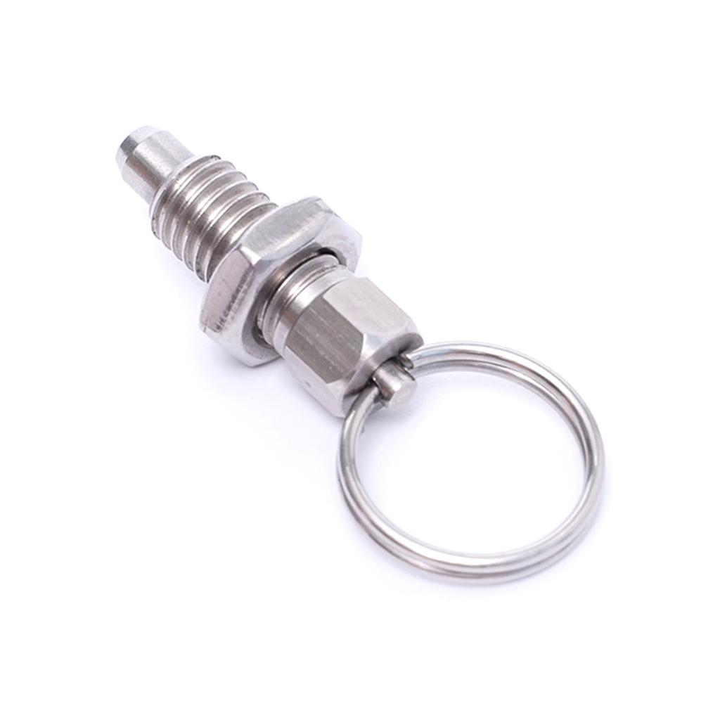 Hand Retractable Spring Plunger Stainless Steel Lock Out M6s Type Quick Release Pins with Knurled Handle for Toolboxes