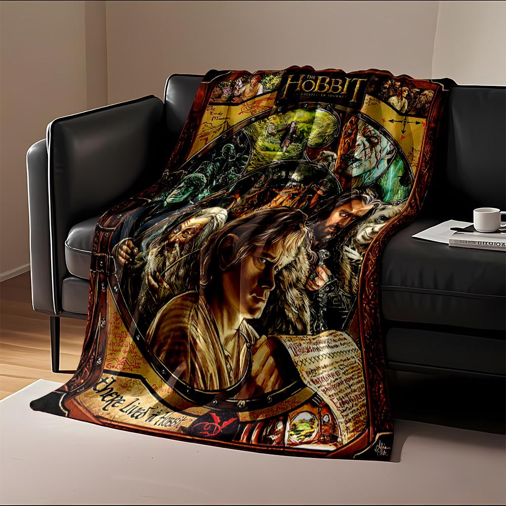 The Hobbit Movie Inspired Art Blanket Flannel blanket for bedroom, living room, sofa, and nap sofas