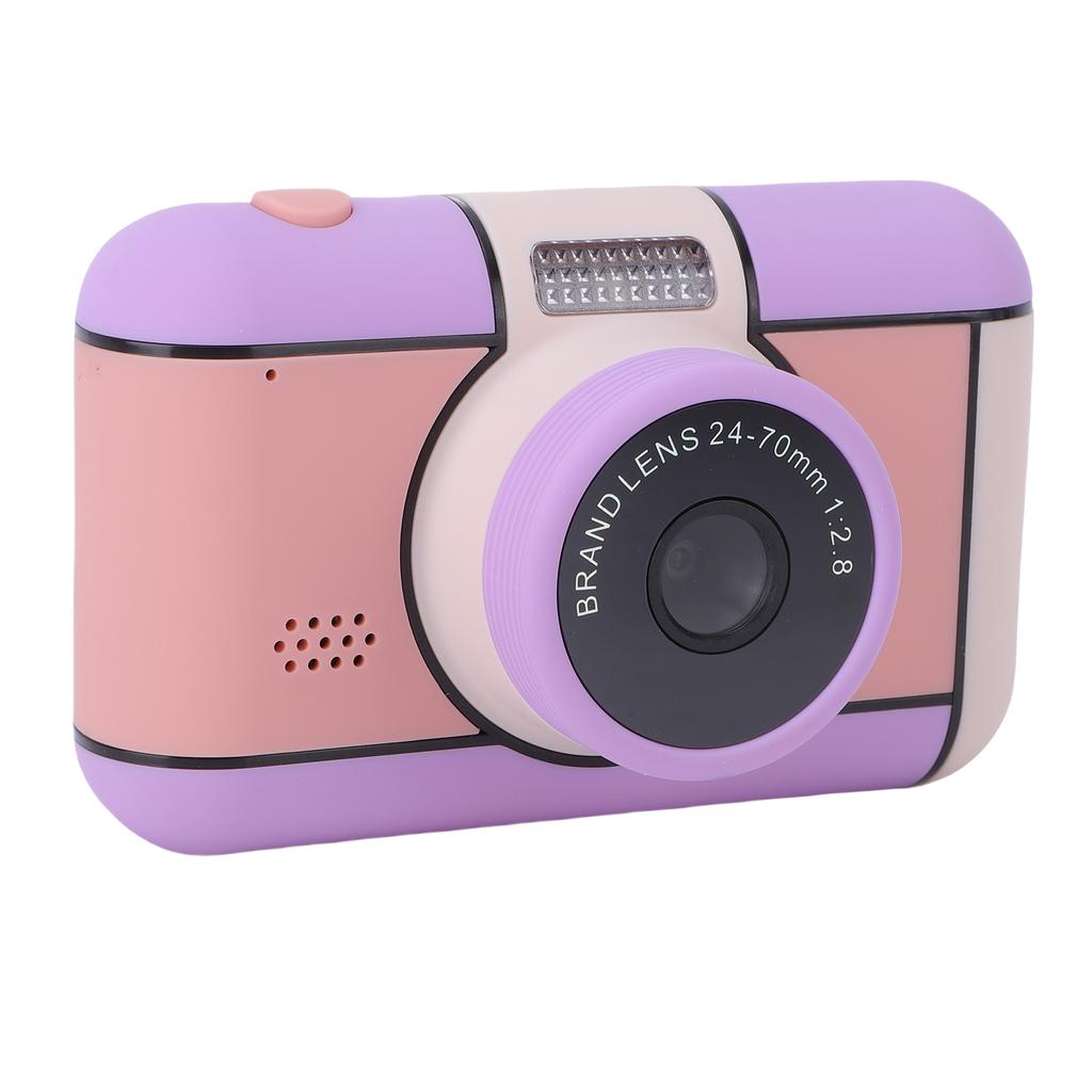 Kids Camera 2.4 Inch Screen Double Lens 48MP HD Digital Camera with Flash Filters for Toy Present