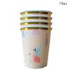 10Guests Fairy Party Disposable Tableware Butterfly Princess Plates Cups Napkins Girls Happy Spirit Theme Birthday Party Decor