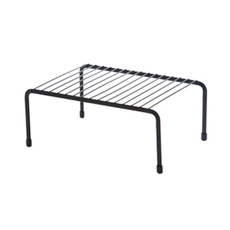Sturdy Iron Kitchen Organizers Rack Supplies for Countertop Storage Shelf