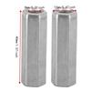 10pcs Straight Fitting Hex Coupling Nut Zinc Plated Hexagonal Sleeve Nut  For Machinery Industry