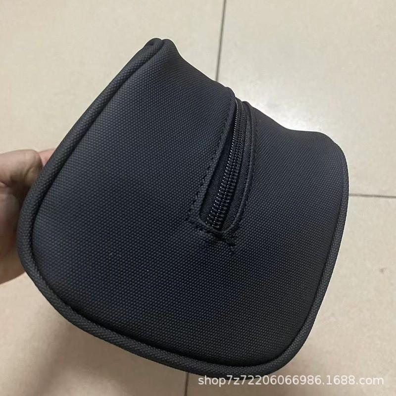 Waterproof Travel Toiletry Bag Women - Large Capacity Portable Cosmetic Organizer With Handle PVC Material Black Casual