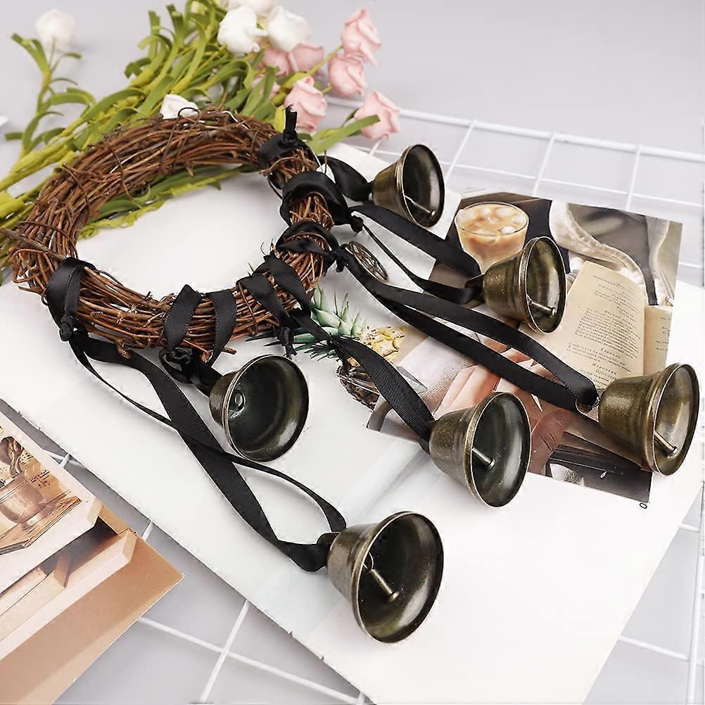 Witch Bells, Protection Door Hanger Metal Wind Chimes Handmade Magic Witch Rattan Bells