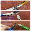 Universal Aluminum Alloy Badminton Racket Wire Guard Tube Nail Remover - Single & Double Line, Green