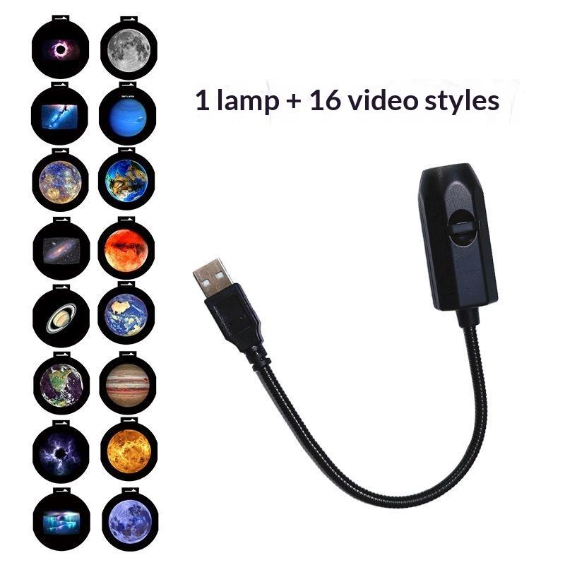 Planet/Starry Sky Projector Moon Night Light Bedroom Ambient Light Led Soft Light Sleep Background Light
