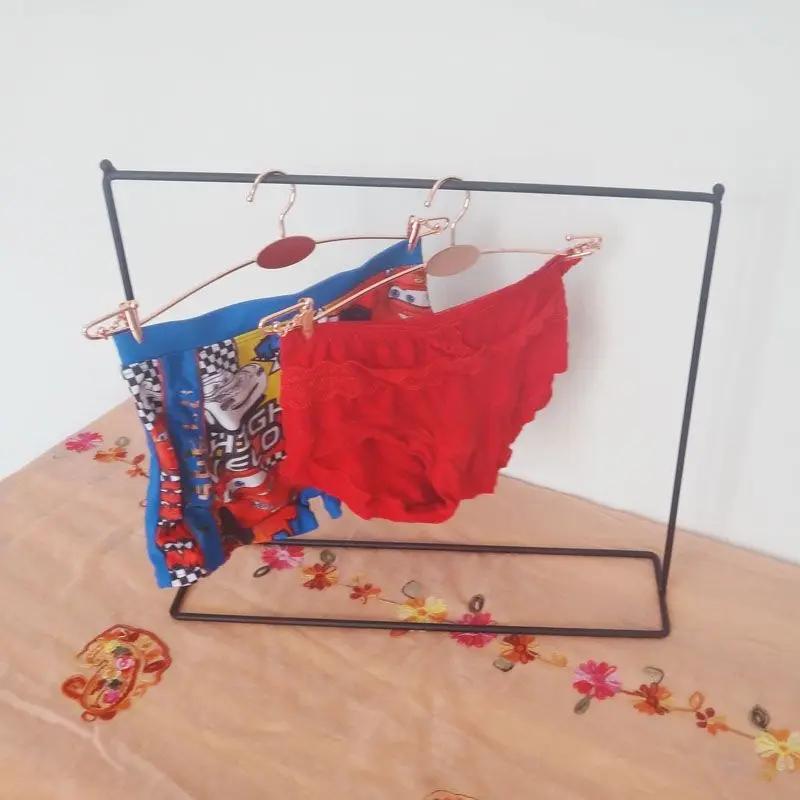 Modern Bra and Underwear Display Shelf Clothes Store Desktop Show Shelf Showcase Window Underpants Seller Goods Storage Hangers