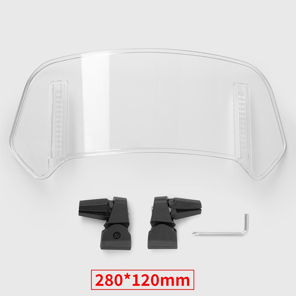 XMAX300 Motorcycle Add-on Screen Windshield Extension Universal Windscreen For Yamaha XMAX 250 300 400 Heighten Wind Deflector