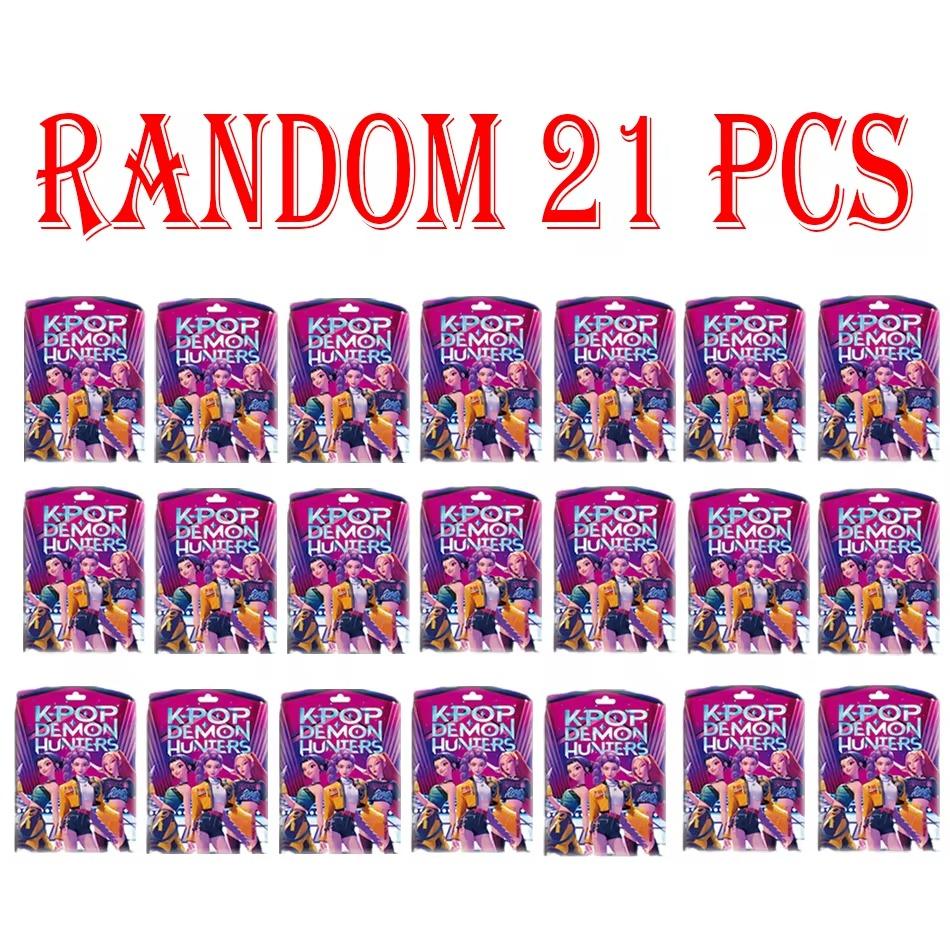 24pcs Random Blind Box 5-12cmAnime KPop Demon Hunters Girl Group RUMI MIRA ZOEY Figure Action Pvc Model Toys Ornaments Gifts