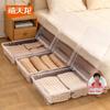 Transparent Underbed Storage Box with Wheels
