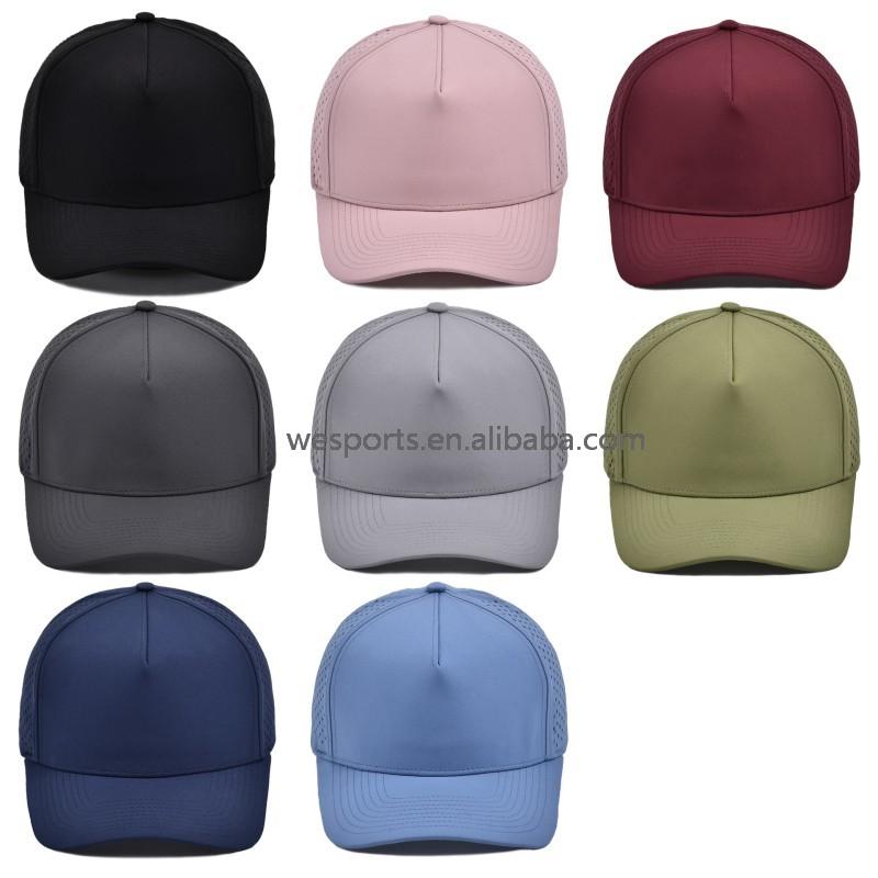 Custom Waterproof Caps High Quality 3D Embroidery Logo 5 Panel Baseball Cap Curved Brim Sport Golf Hat for Outdoor Events