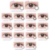 Prime shipping colored lenses Flanmy 1day Sasaki Nozomi UV cut 10 pieces Kinako roll 0.00