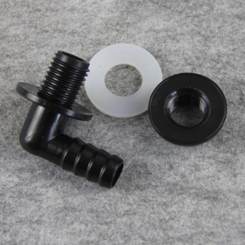3/8" To 14mm Elbow Connector Hose Nozzle For Water Tank Fish Tank Hose Joints Aquatic Pet Irrigation Water Pipe Drain Connectors