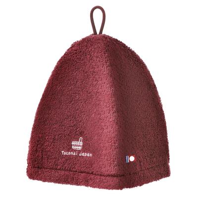 Totonoi Japan Imabari Sauna Towel Sauna Made In Towel Absorbent Hat, Cap, Washable, Japan, Unisex, Fabric, (Bordeaux)