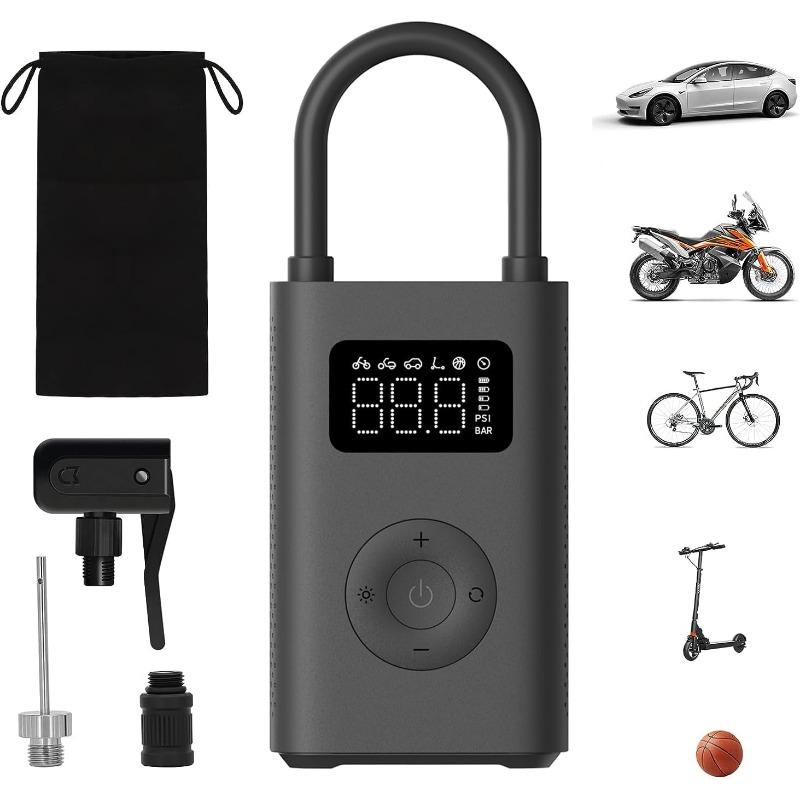

Portable Electric Air Compressor Tire Inflator Pump for Car Tires Pump Cordless Inflation with Digital Pressure Detection