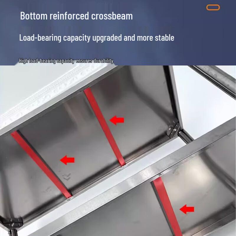 Beifu Szafka Kuchenna 4-poziomowa ze Stali Nierdzewnej