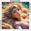 Tangled Diamond Painting Rapunzel Full Round Drill Mosaic Cartoon Cross Stitch Embroidery Princess Wall Art
