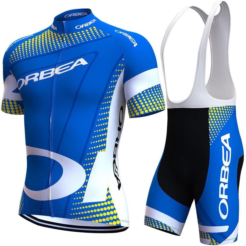 Cycling Suit Short Sleeve Suit Summer Tour De France Team Shirt Cycling Short Top Strap Shorts Quick Drying Breathable Men 2026