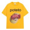 Kasane Teto T Shirt Funny Cute Unisex Women Clothing Fashion Harajuku Tshirts Summer Cotton Oversized Casual Short Sleeve Tshirt