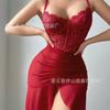 New Lace Sexy Casual Split Fork European and American Erotic Underwear Semi-transparent 2026 Hot Sale