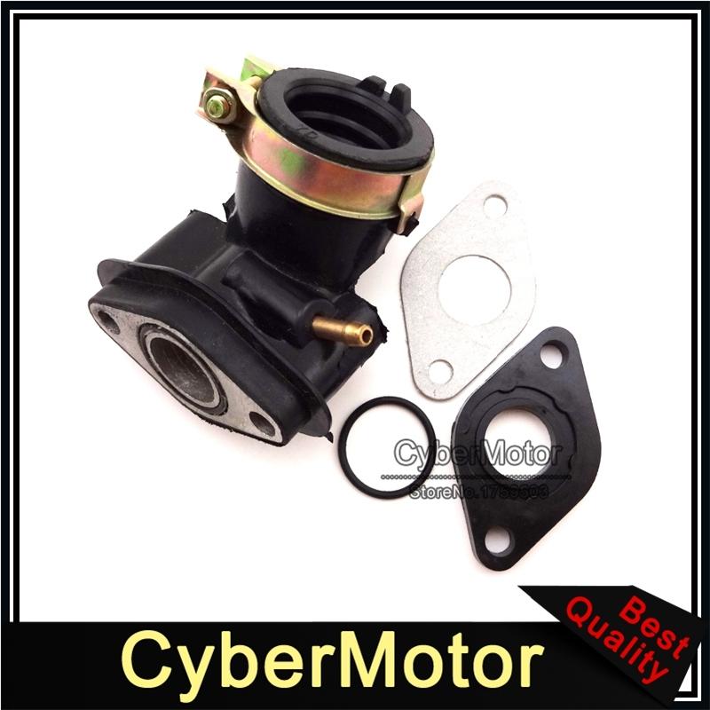 Intake Manifold Inlet Pipe Gasket Kit For GY6 50cc Engine Carb SUNL Baotian Znen Jmstar Chinese Moped Scooter