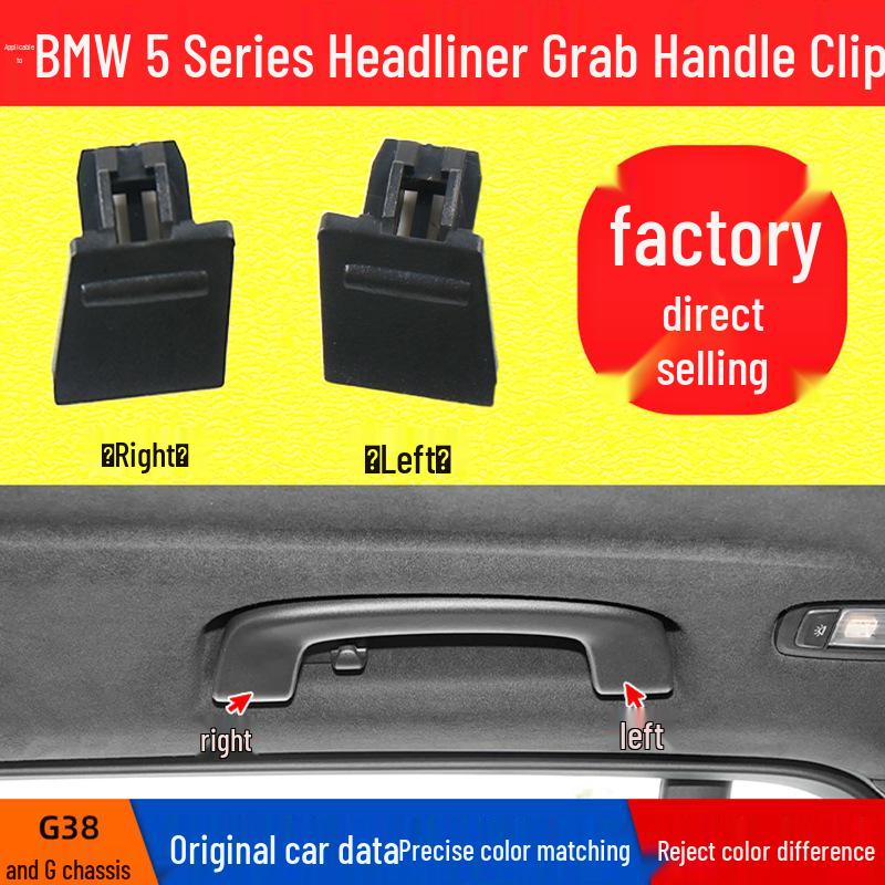 Clip de Manija de Techo Compatible para BMW Serie G 3, 5, 6 y 7 Hebilla de Seguridad del Reposabrazos.