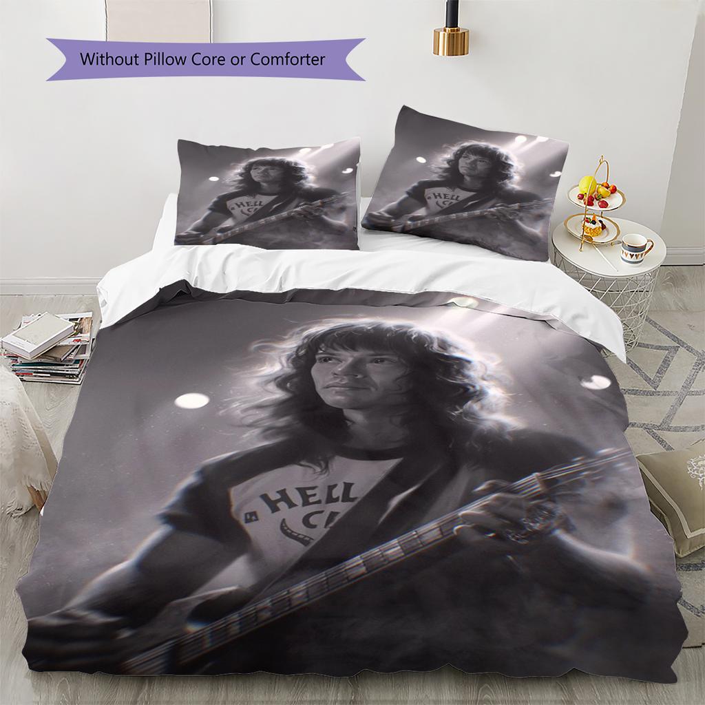 Cartoon Pattern Bedding Quilt Set Quilt Cover Pillowcase Home Decoration Birthday Gift (1 * Duvet Cover + 2 * Pillowcase, Without Core)