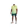 Under Armour SS23 Pattern Print Crew Neck Short Sleeve T-Shirt Men Tops Green 1378906-391