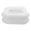 Portable Hair Wash Tub Double Layer PVC Foldable Inflatable Hair Washing Basin for Home Camping Travel
