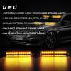 1 PC Alumium 12V-24V 24LED Car Dash Emergency Strobe Light LED Windshield Warning Strobe Light with Suction Cups Universal