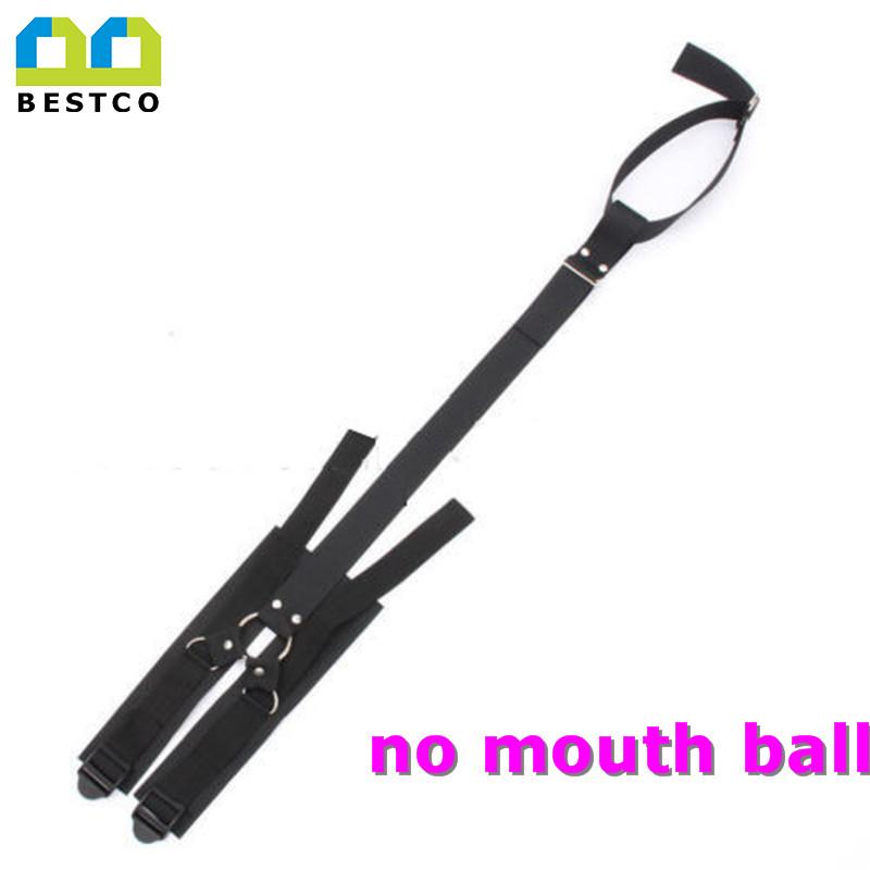 BESTCO Flirting Handcuffs Neck Erotic Adult Sex Toys Mouth Ball Gag BDSM Bondage Restraints For Couples Women Slave Games