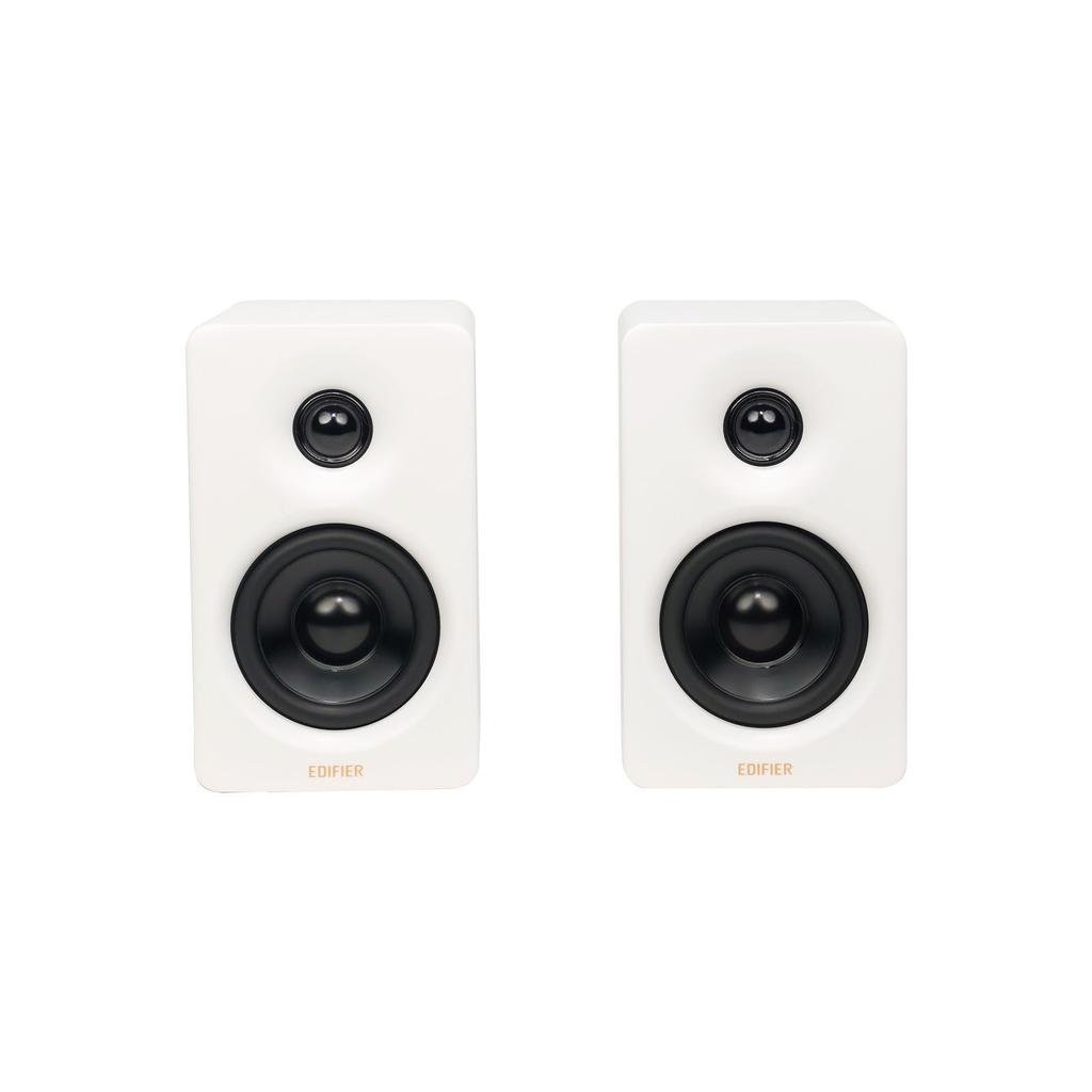 Edifier Compact Desktop Speakers M60 Maximum Output 66W 3 Input Stereo Mini Japanese 2.0ch (White) Systems Bluetooth, USB-C, AUX, 3.5mm [Authorized