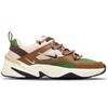 Nike M2K Tekno Abrasion Resistant Low top Chunky Sneakers Men's Brown Green IO8162-110(TeamF-)